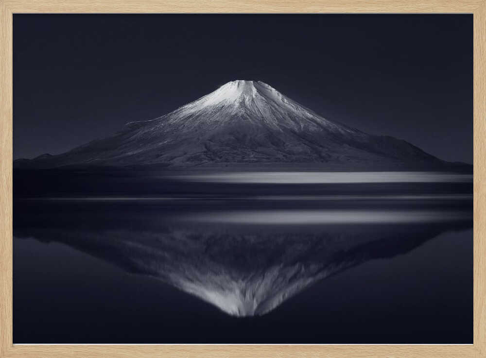 Mount Fuji Reflection Art Print UK — Japanese Calm Wall Art — Bedroom — Wall It All Prints