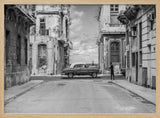 Havana Street Classic Car Art Print UK — Vintage Dark Wall Art — Living Room — Wall It All Prints