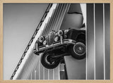 Classic Car Breaking Wall Art Print UK — Abstract Dark Wall Art — Living Room — Wall It All Prints