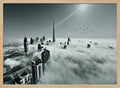 Dubai City Above Clouds