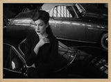 Elegant Woman Classic Car