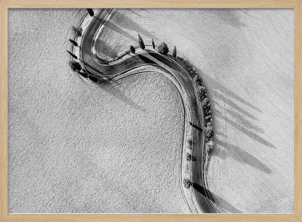 Winding Winter Road