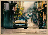 Vintage Car Havana Street Art Print UK — Vintage Vibrant Wall Art — Living Room — Wall It All Prints