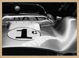 Classic Race Car Art Print UK — Vintage Dark Wall Art — Living Room — Wall It All Prints