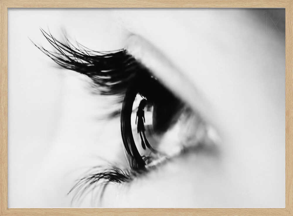 Eye's Inner Reflection Art Print UK — Abstract Dark Wall Art — Living Room — Wall It All Prints