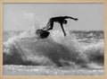 Surfer Riding Ocean Wave