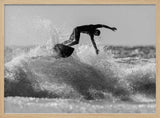 Surfer Riding Ocean Wave