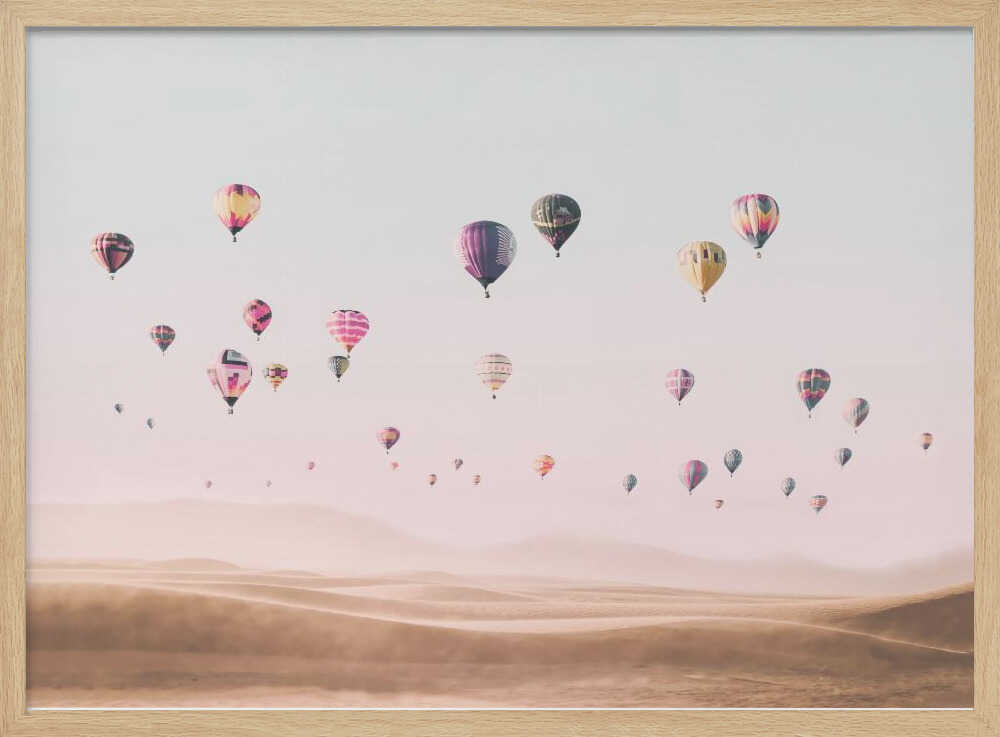Around the World Art Print UK — Landscape Vibrant Wall Art — Living Room — Wall It All Prints