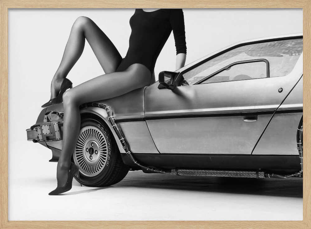 Sleek Car Glamour Art Print UK — Portrait Vibrant Wall Art — Living Room — Wall It All Prints