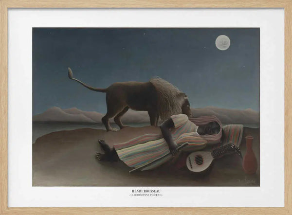 La Bohémienne endormie 1897 Henri Rousseau