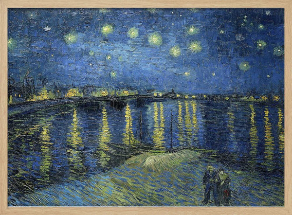 The Starry Night Over The Rhone Vincent Van Gogh