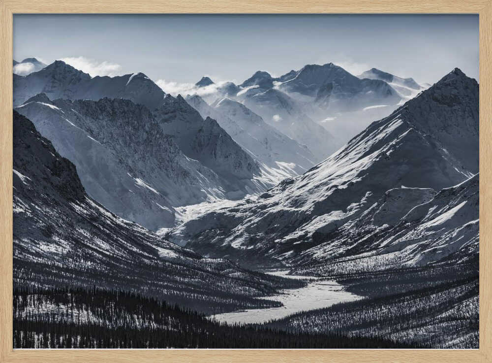 Mighty Alaska Art Print UK — Japanese Calm Wall Art — Bedroom — Wall It All Prints