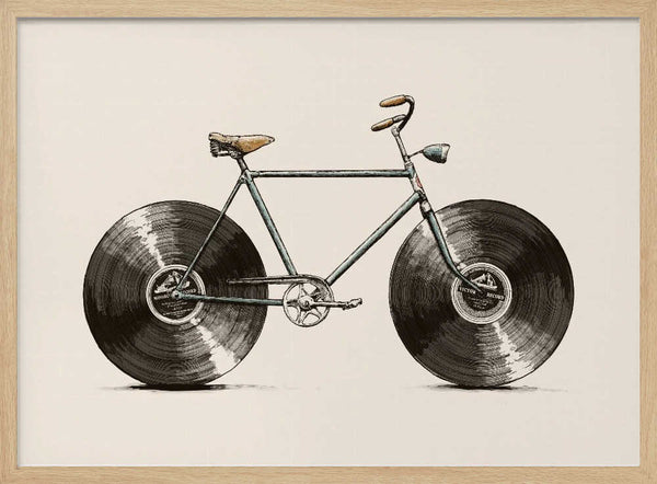 Vintage Vinyl Bicycle