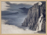Misty Mountain Peaks Art Print UK — Dark Moody Calm Wall Art — Living Room — Wall It All Prints