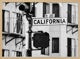 California Street Sign Art Print UK — City Dark Wall Art — Office — Wall It All Prints