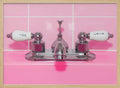 Retro Pink Sink Faucet