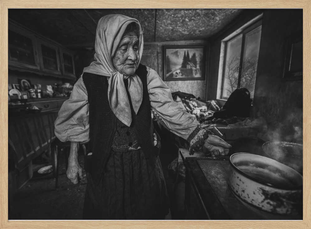 Traditional Kitchen Cooking Art Print UK — Portrait Dark Wall Art — Kitchen — Wall It All Prints