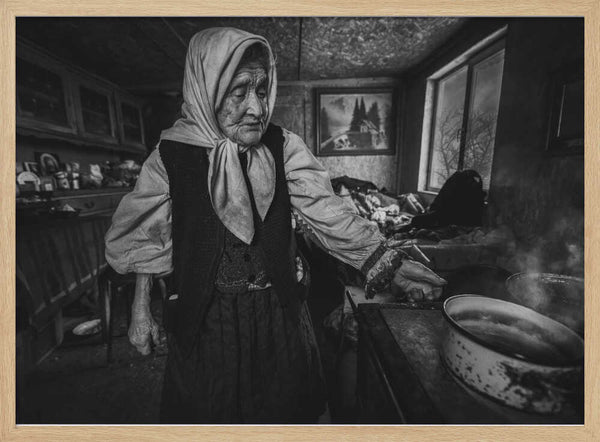 Traditional Kitchen Cooking Art Print UK — Portrait Dark Wall Art — Kitchen — Wall It All Prints