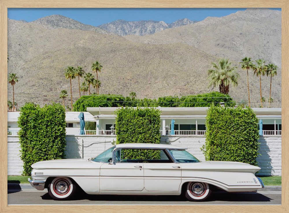 Palm Springs Ride Art Print UK — Botanical Fresh Wall Art — Living Room — Wall It All Prints