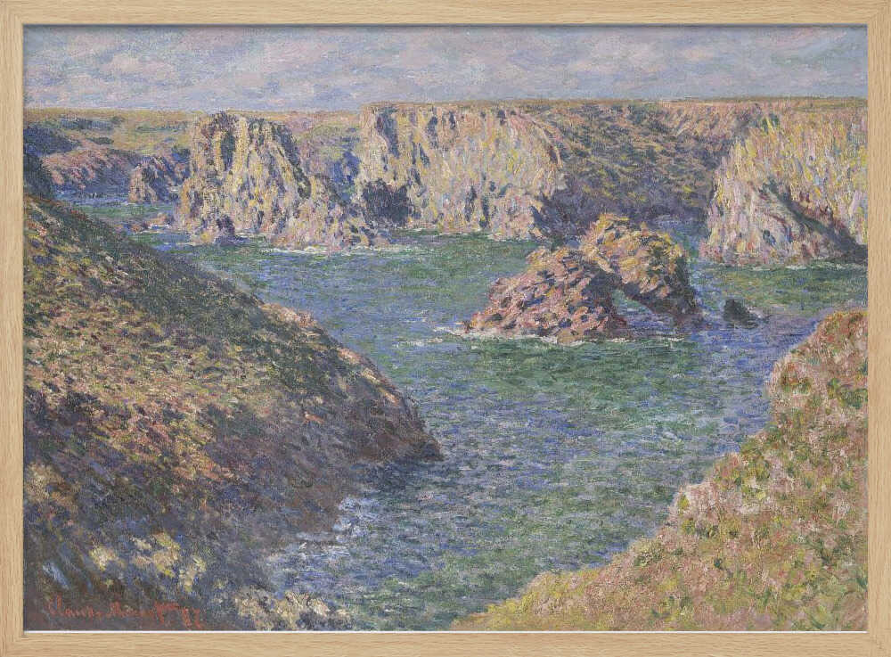 Port Domois, Belle Isle (1887) By Claude Monet Claude Monet