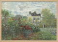 The Artist's Garden In Argenteuil, a Corner of the Garden With Dahlias (1873)