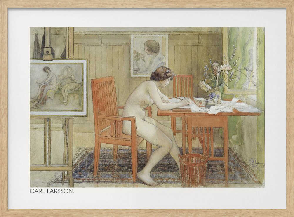 The Model Writing a Postcard 1906