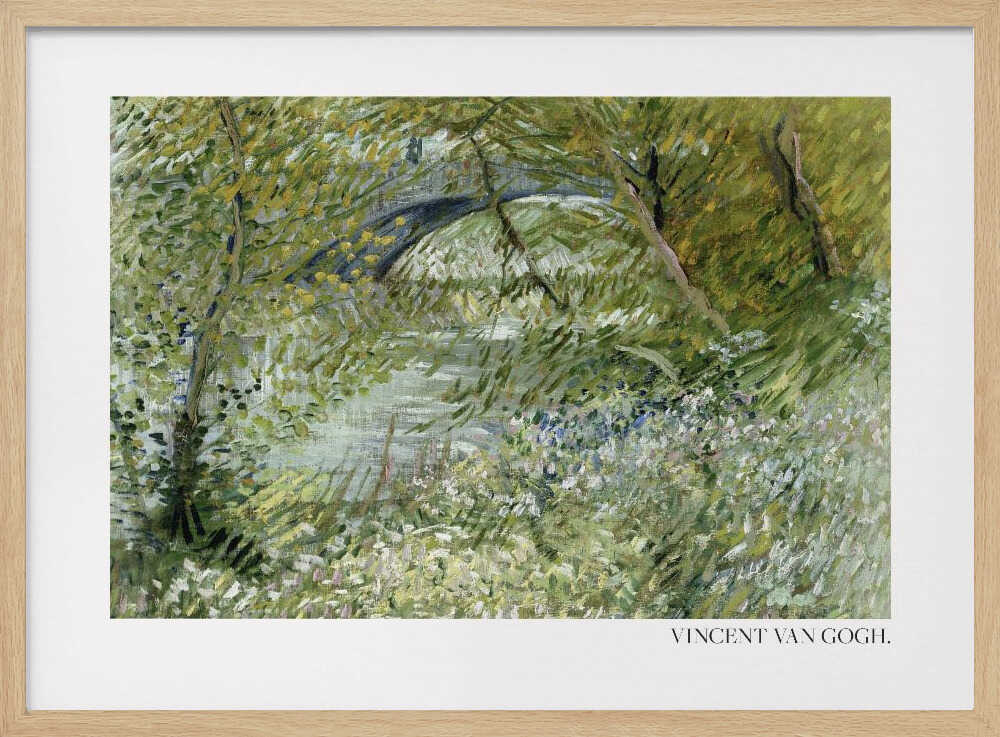 River Bank In Springtime (1887) Horisontal