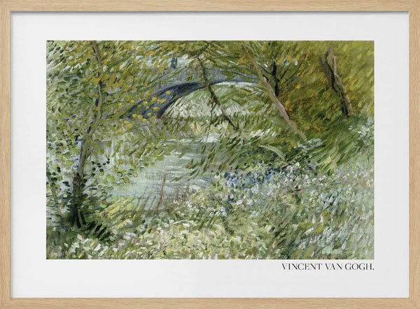 River Bank In Springtime (1887) Horisontal Vincent Van Gogh