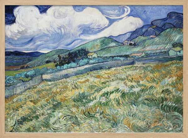 Landscape From Saint Rémy (1889) Vincent Van Gogh