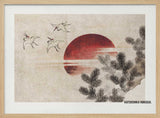 Birds and Sunset, From Album of Sketches (1814) Art Print UK — Japanese Vibrant Wall Art — Living Room — Wall It All Prints