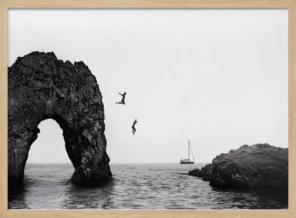 Dip Art Print UK — Dark Moody Dark Wall Art — Living Room — Wall It All Prints