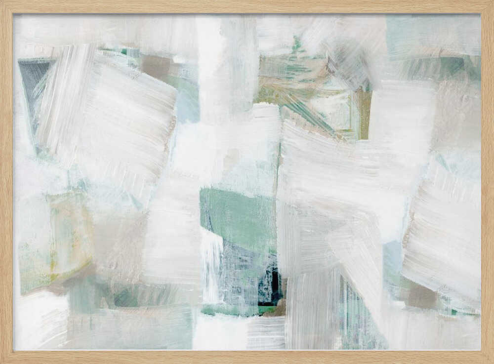 Modern Abstract Serenity Art Print UK — Abstract Calm Wall Art — Bedroom — Wall It All Prints