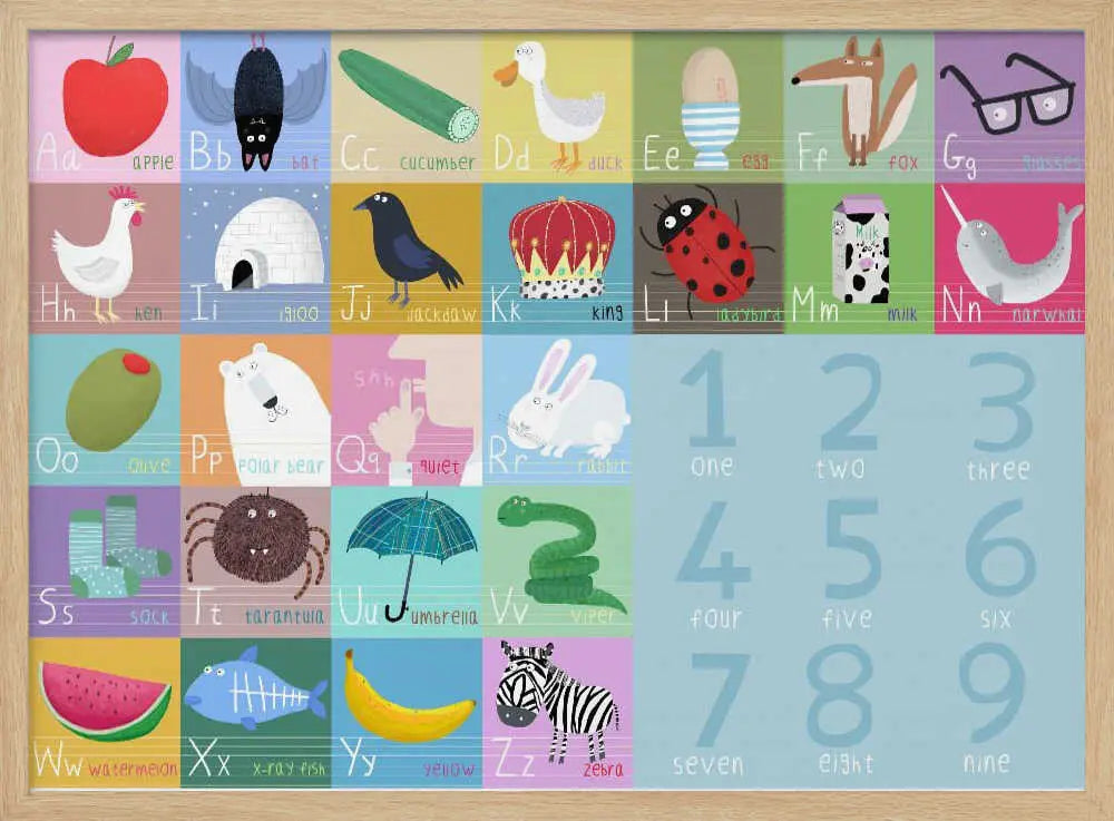 Colorful Kids Alphabet Learning Carla Daly