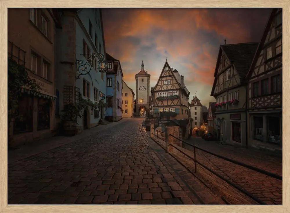 Old Town Evening Glow David Guo