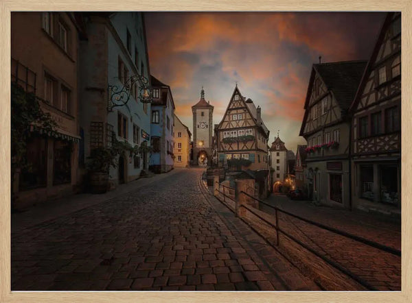 Old Town Evening Glow David Guo