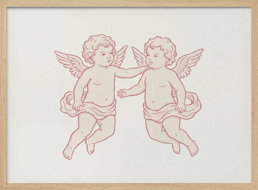 Delicate Pink Cherubs Andreas Magnusson