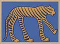 Stylized Blue Tiger