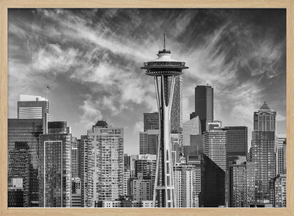 Seattle Space Needle Skyline Melanie Viola