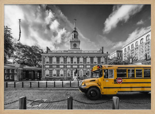 School Bus at Independence Hall Melanie Viola