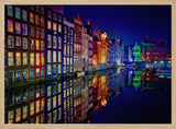 Vibrant Canal City Night