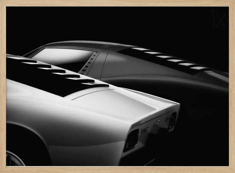 Sleek Classic Cars Art Print UK — Dark Moody Dark Wall Art — Living Room — Wall It All Prints