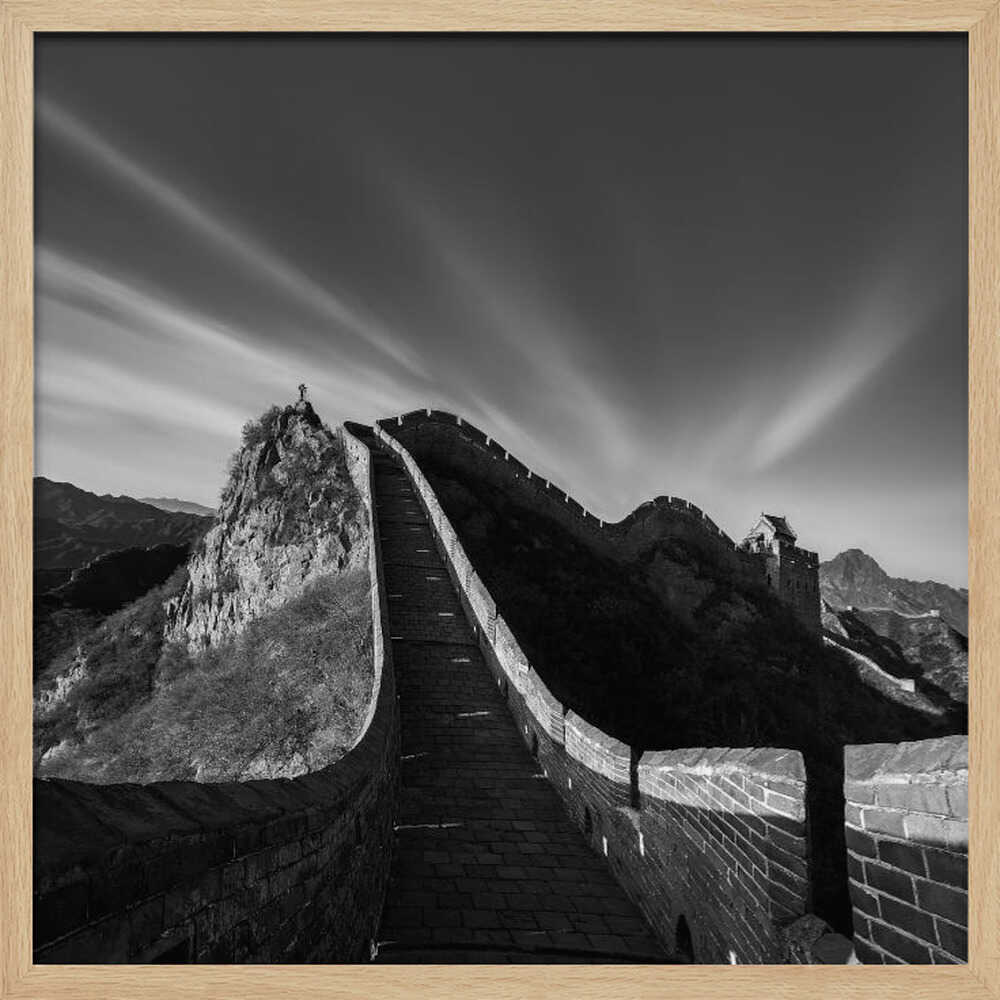 Great Wall Journey Art Print UK — Japanese Dark Wall Art — Living Room — Wall It All Prints