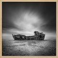 Moody Abandoned Boat