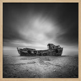 Moody Abandoned Boat