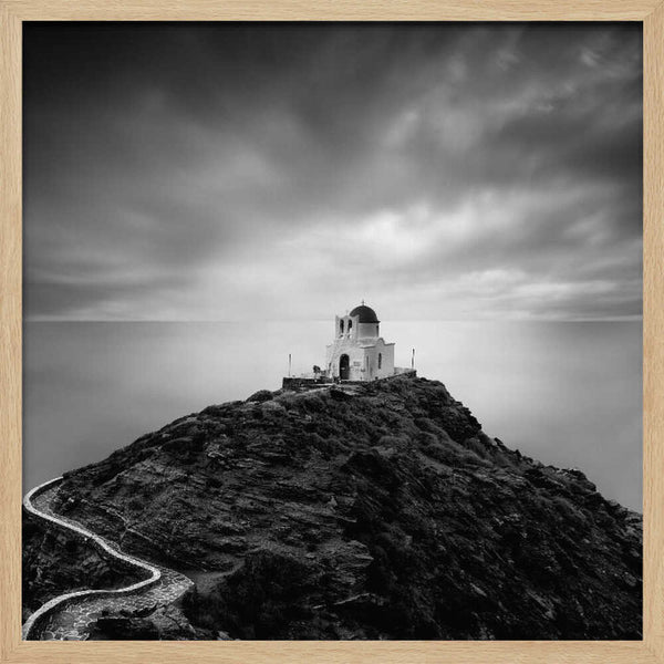 White Church on Cliff