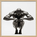 Focused Muscular Man
