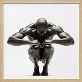 Focused Muscular Man