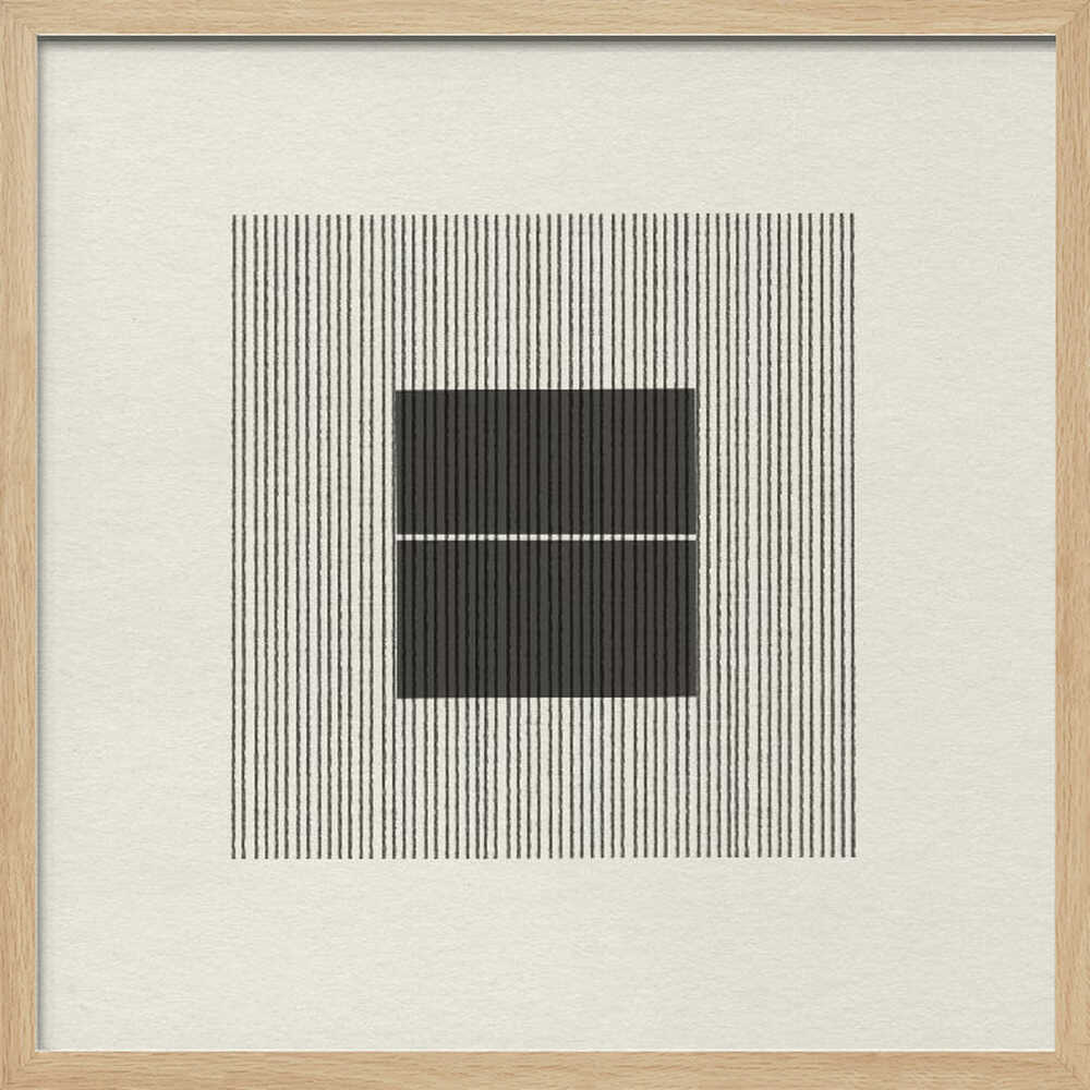 Line Harmony Art Print UK — Abstract Dark Wall Art — Office — Wall It All Prints