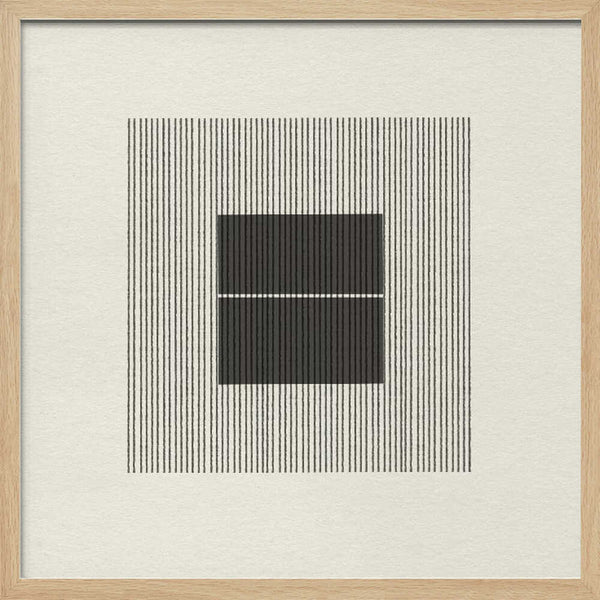 Line Harmony Art Print UK — Abstract Dark Wall Art — Office — Wall It All Prints