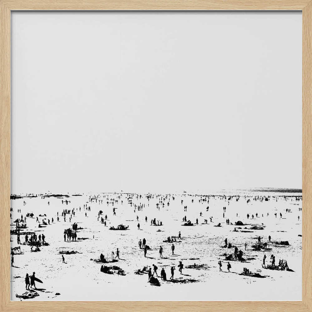 Beach No2 Art Print UK — Abstract Vibrant Wall Art — Office — Wall It All Prints